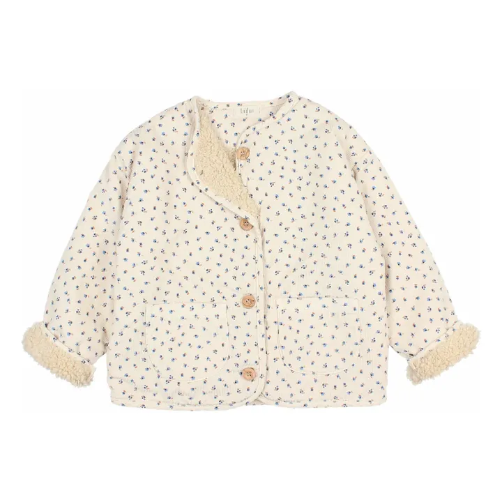Veste Fourrée Coton Bio | Ivoire- Image produit n°3