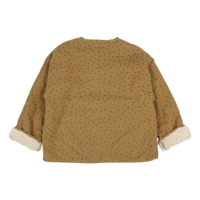Veste Fourrée Coton Bio | Ocre