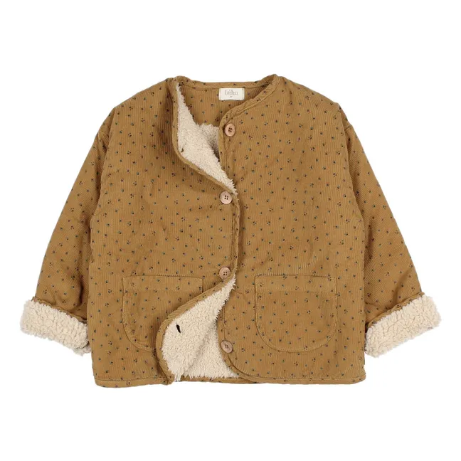 Veste Fourrée Coton Bio | Ocre