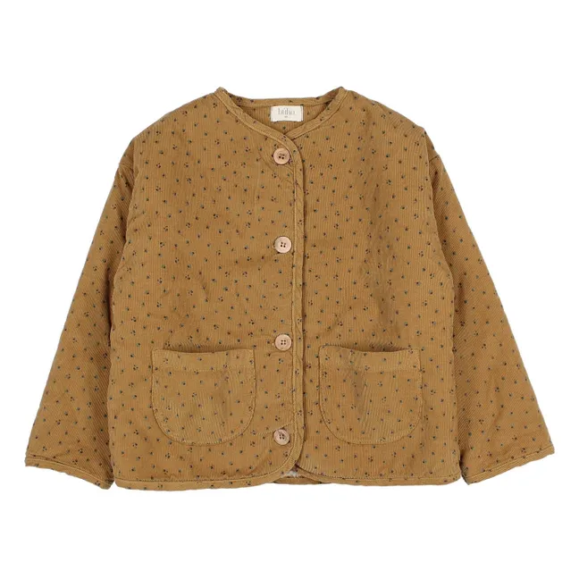 Veste Fourrée Coton Bio | Ocre