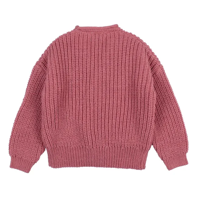 Cardigan Laine Alpaga | Mauve