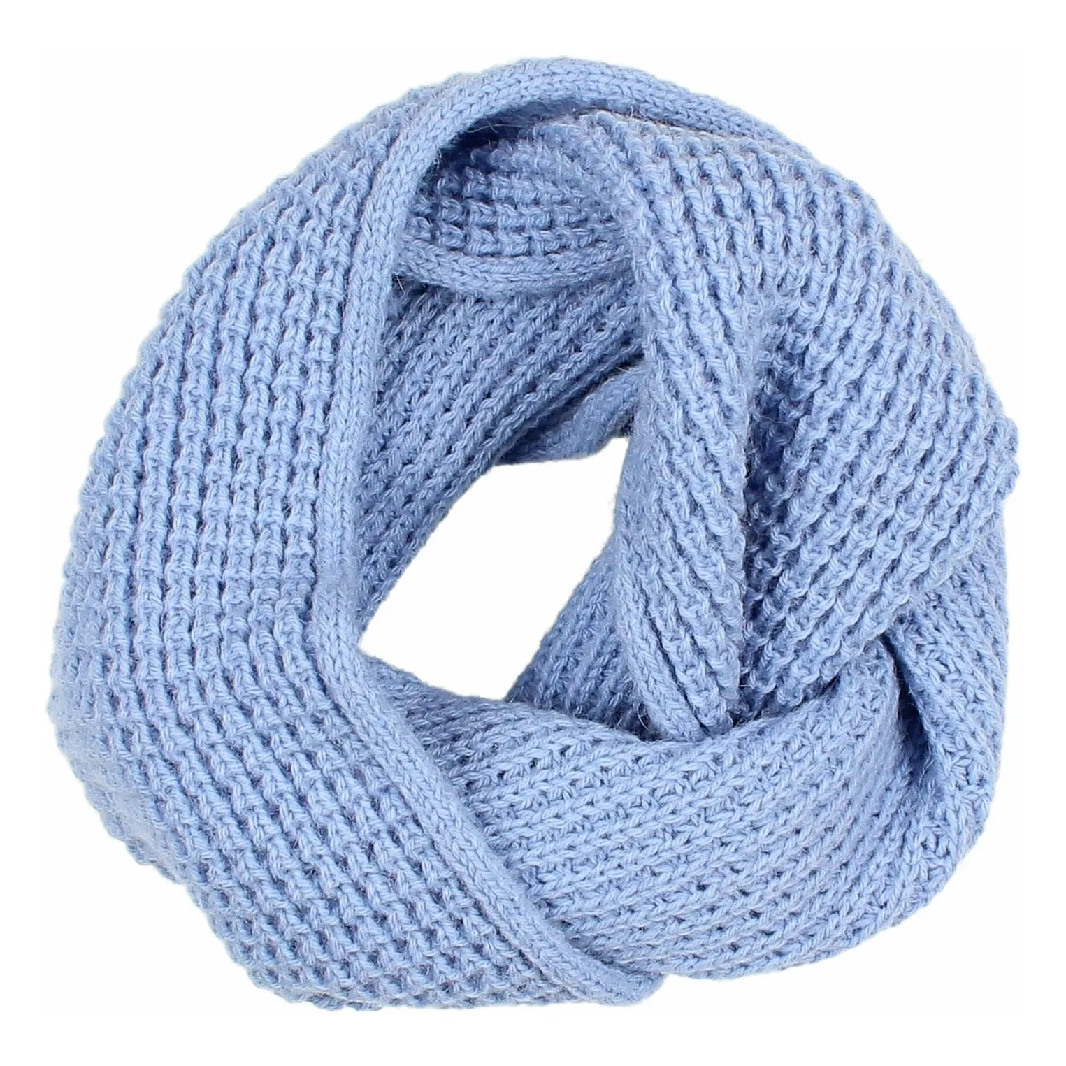 Búho - Écharpe - Laine, Alpaga - Bleu - Taille Unique