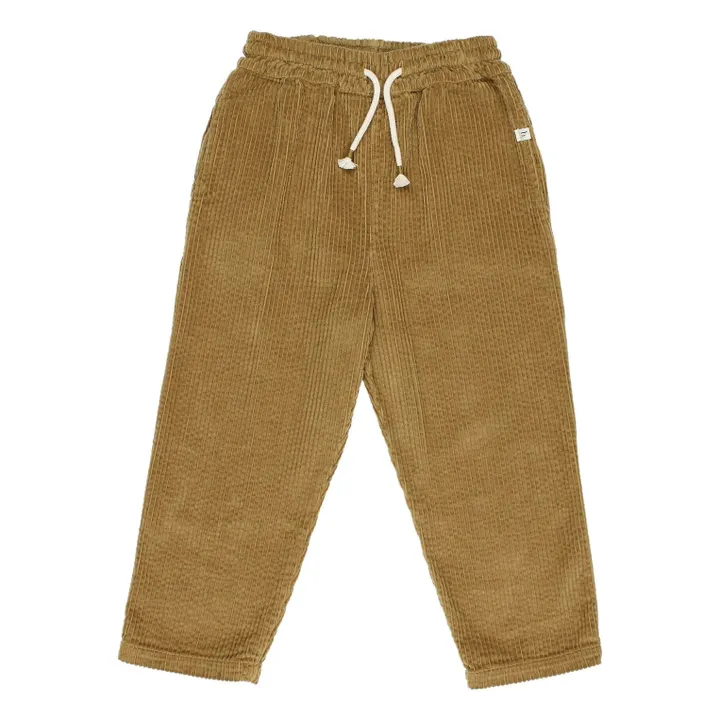 Pantalon Girly Velours Côtelé | Ocre- Image produit n°0