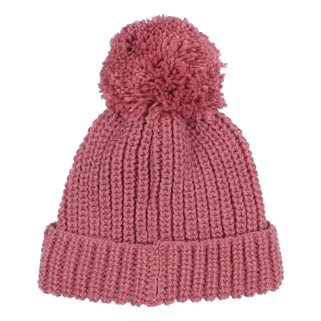 Gorro de lana de alpaca | Malva