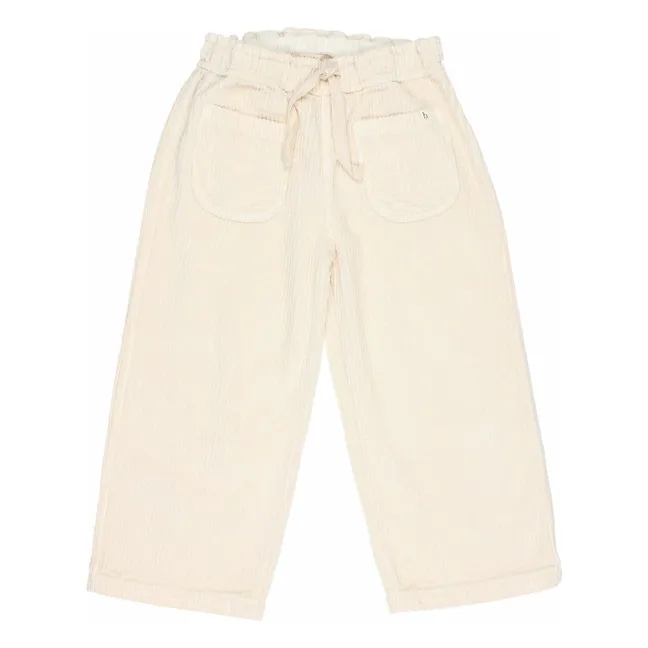 Pantalones de pana | Marfil