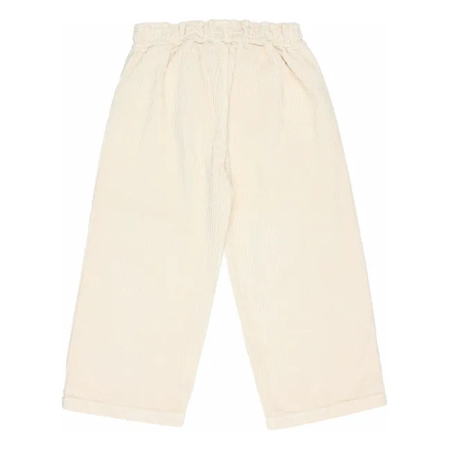 Pantalones de pana | Marfil