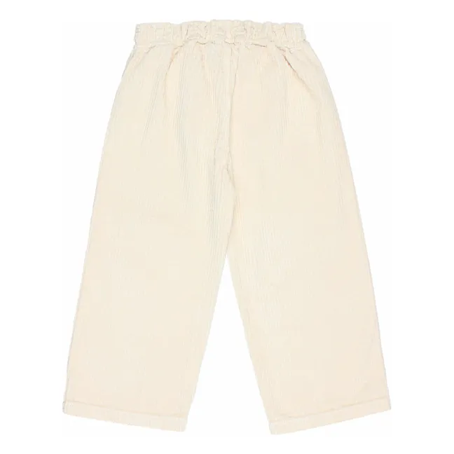 Pantaloni a coste | Avorio