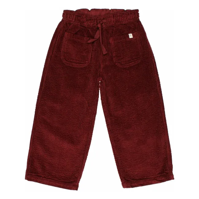 Pantalon Velours Côtelé | Bordeaux