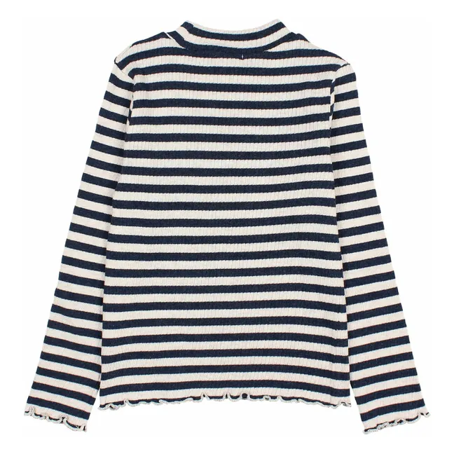 Sous-pull Rayures | Bleu marine