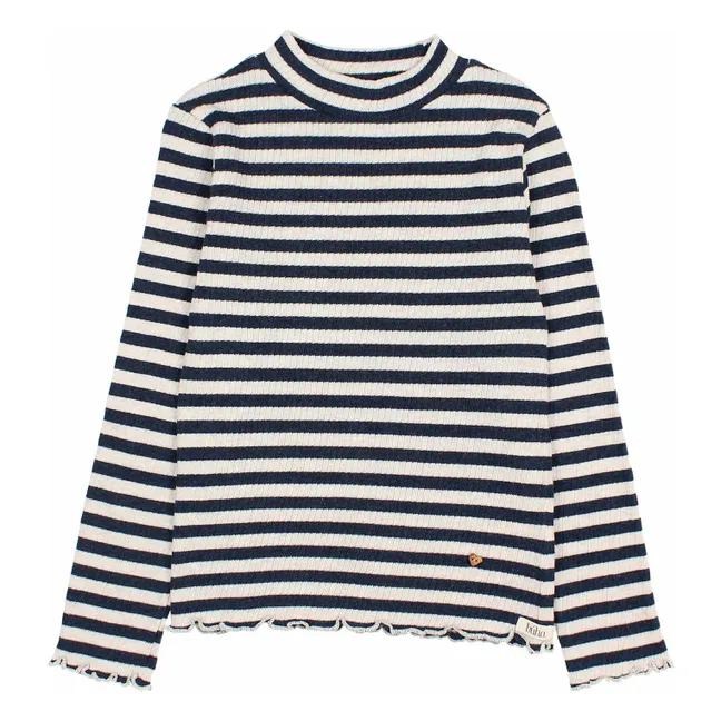 Sous-pull Rayures | Bleu marine