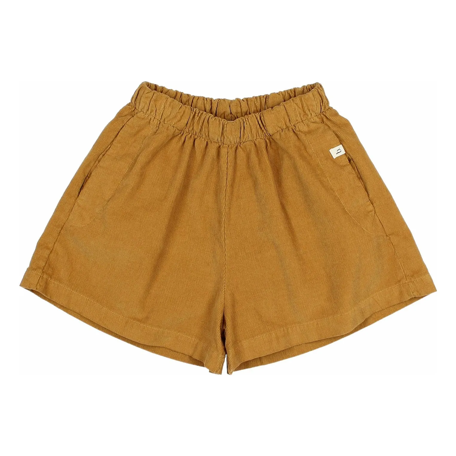 Búho - Jupe-short Fille - Velours Côtelé - Ocre - Taille 3 ans