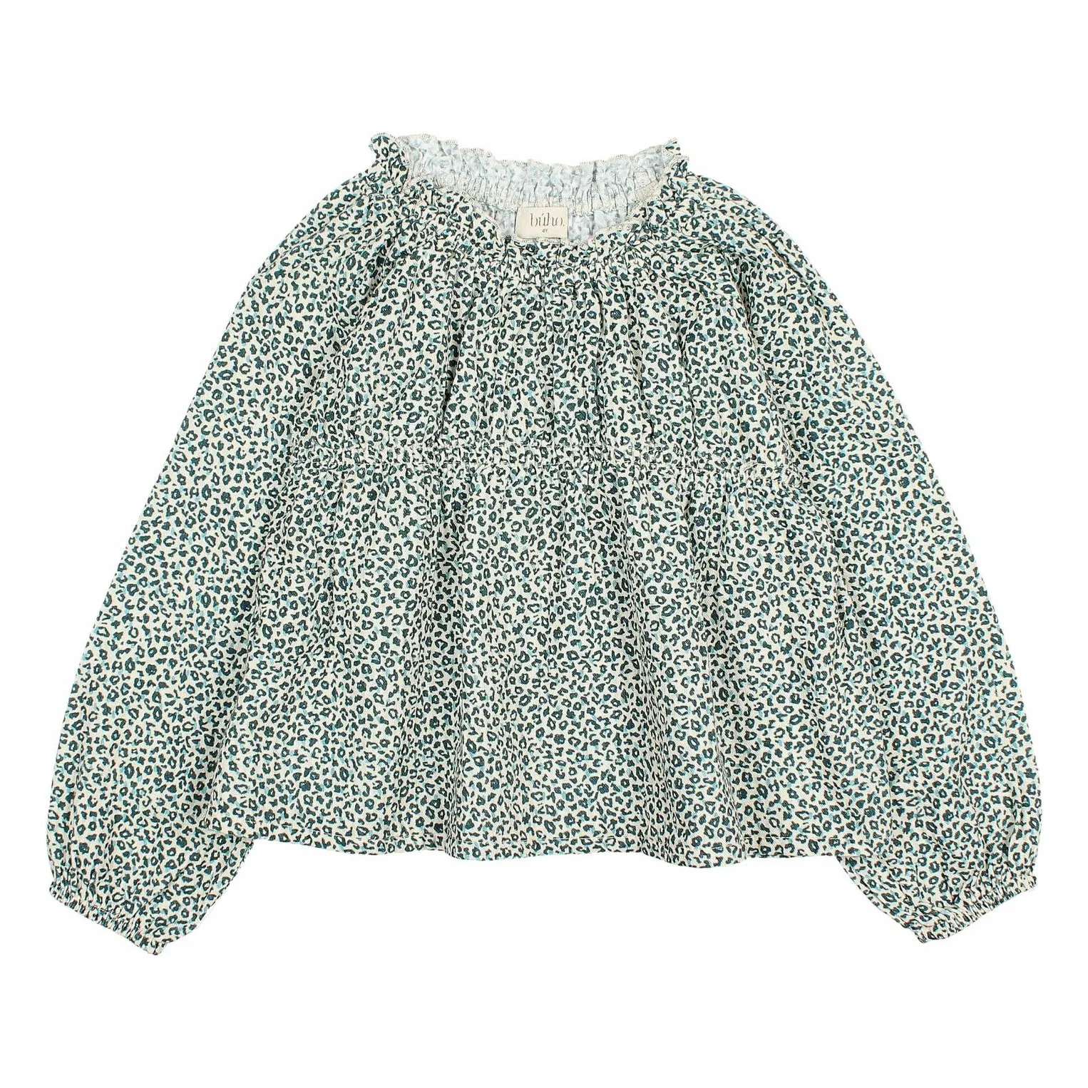 Búho - Chemisier Fille - Coton - Vert Cèdre - 3 ans