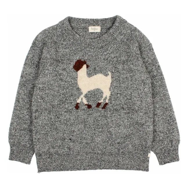 Jersey Lama Fibras recicladas | Gris