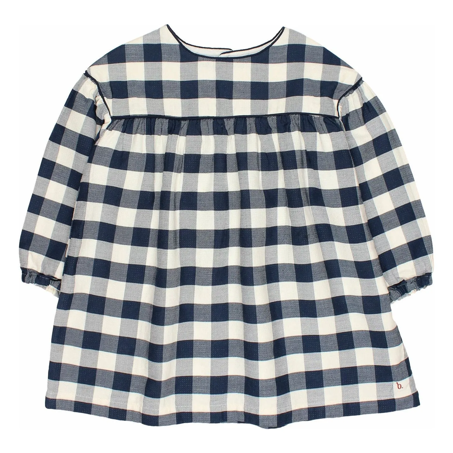 Búho - Robe Fille - Coton - Bleu Marine - 2 ans