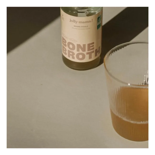 Caldo de huesos de pollo Mama Poule - 6 caldos de 240 ml