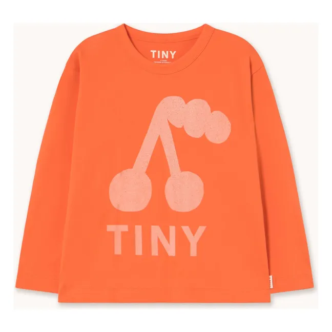 T-shirt Cerises Coton Bio | Rouge