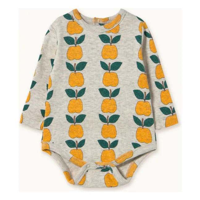 Body Côtelé Pommes Coton Bio | Crème