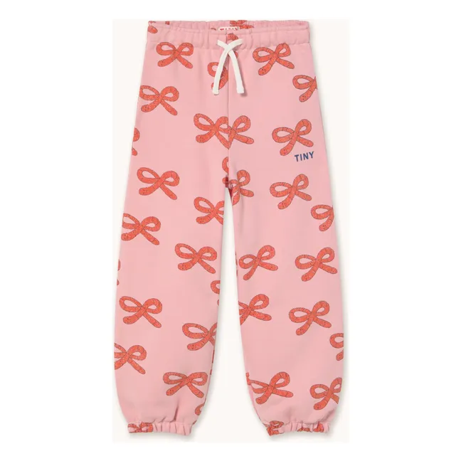 Jogger Nœuds Coton Bio | Rose