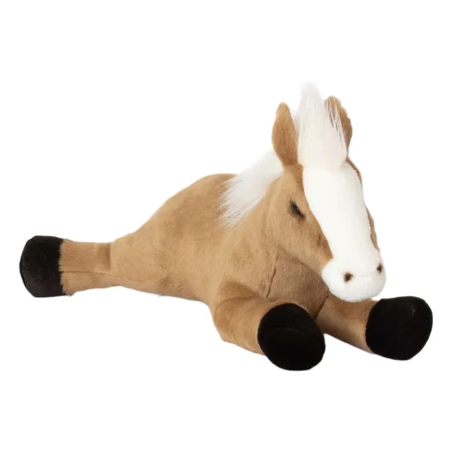 Henri Horse plush 35 cm | Light brown