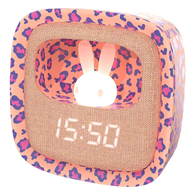 Billy Multifunktionswecker | Rosa Leopard