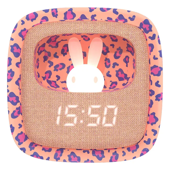 Billy Multifunktionswecker | Rosa Leopard