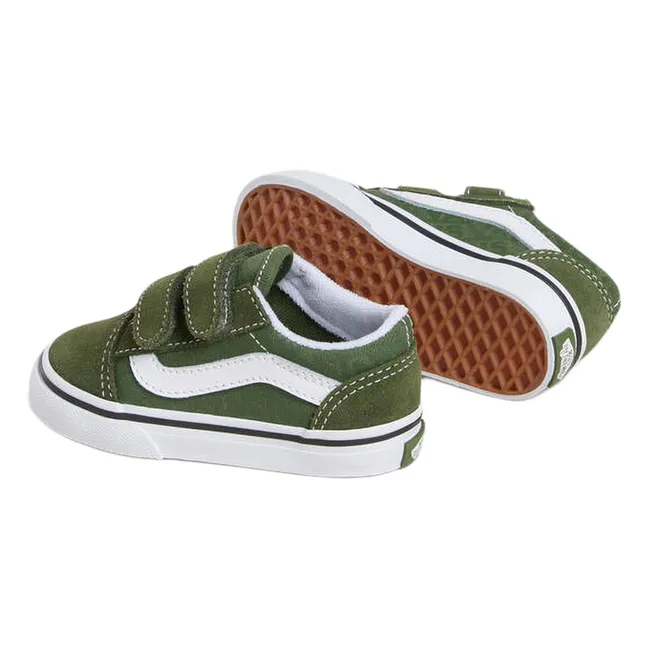 Scratch Sneakers Old Skool V Logo | Green