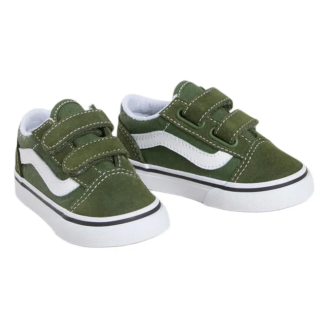 Scratch Sneakers Old Skool V Logo | Green