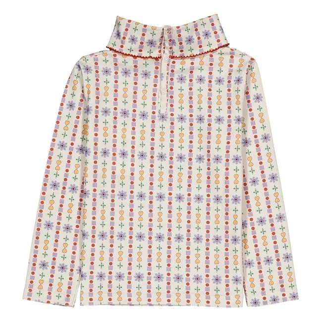 Twiggy Rollkragenpullover aus Bio-Baumwolle | Seidenfarben