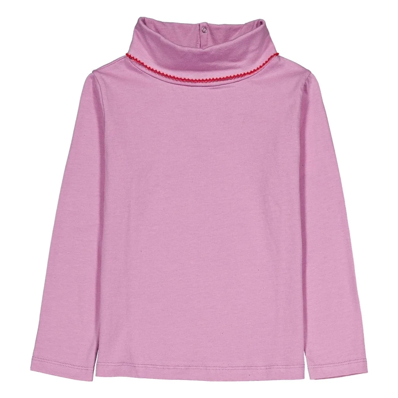 Hello Simone Pink Twiggy Organic Cotton Turtleneck, One Color