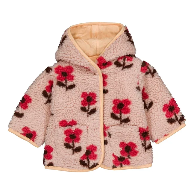 Mantel in Sherpa-Optik Poppy | Rosa