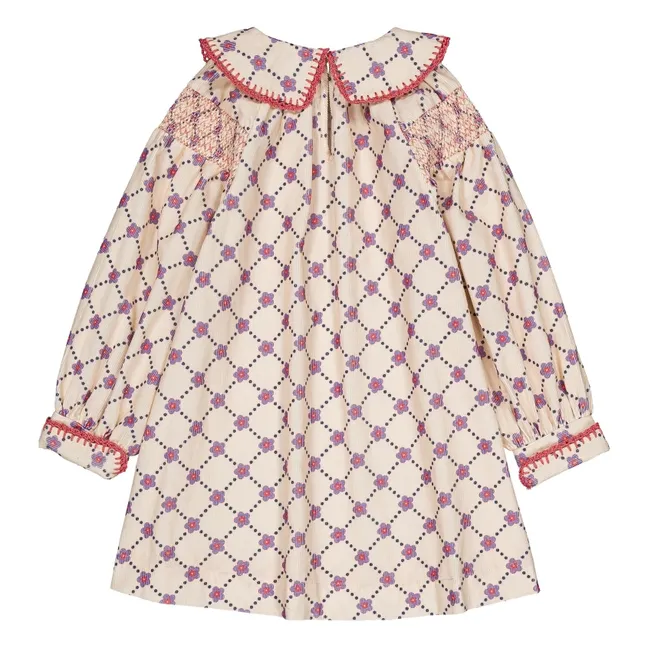 Kleid Martha Blume | Seidenfarben