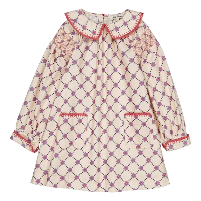 Kleid Martha Blume | Seidenfarben