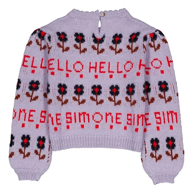 Pullover Cleophea Alpaka- und Merinowolle | Mauve