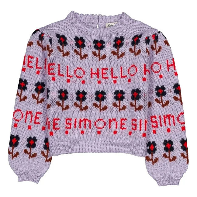 Pullover Cleophea Alpaka- und Merinowolle | Mauve