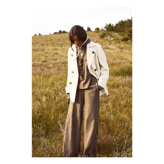 Cagoule Capo Laine Mérinos Extra Fine | Taupe