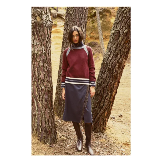 Pull Pulimo Laine Mérinos Extra Fine | Cognac