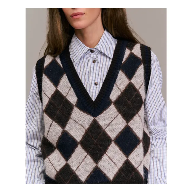 Jersey sin mangas Pasco Alpaca | Crudo