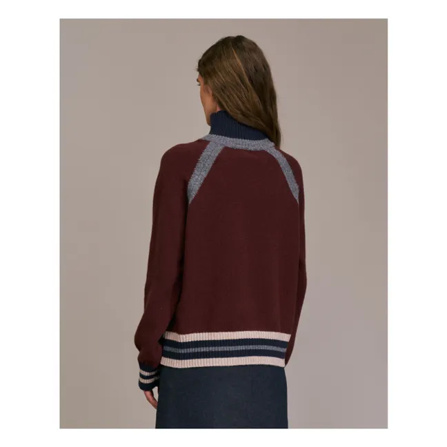 Pull Pulimo Laine Mérinos Extra Fine | Cognac