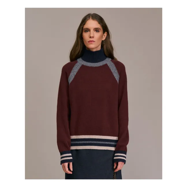 Pulimo Jersey de lana merina extrafina | Coñac