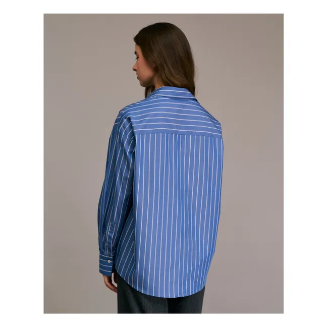 Chemise Cirilla Rayée | Bleu