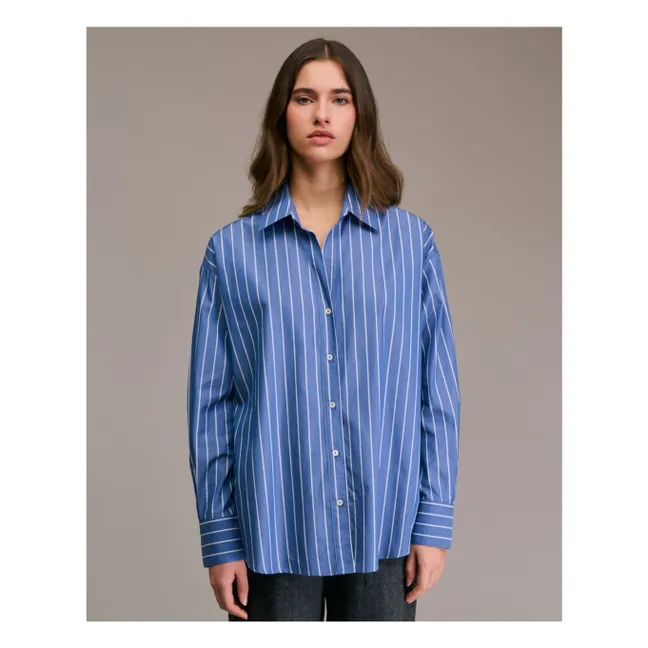 Chemise Cirilla Rayée | Bleu