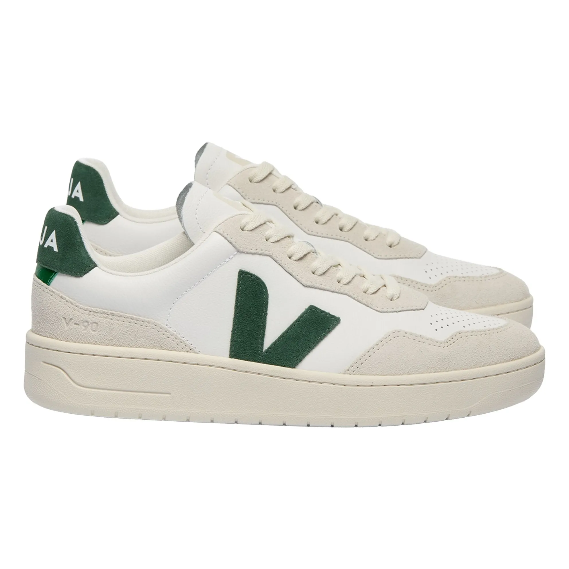 Veja Dark Green V-90 Leather O.t. Sneakers