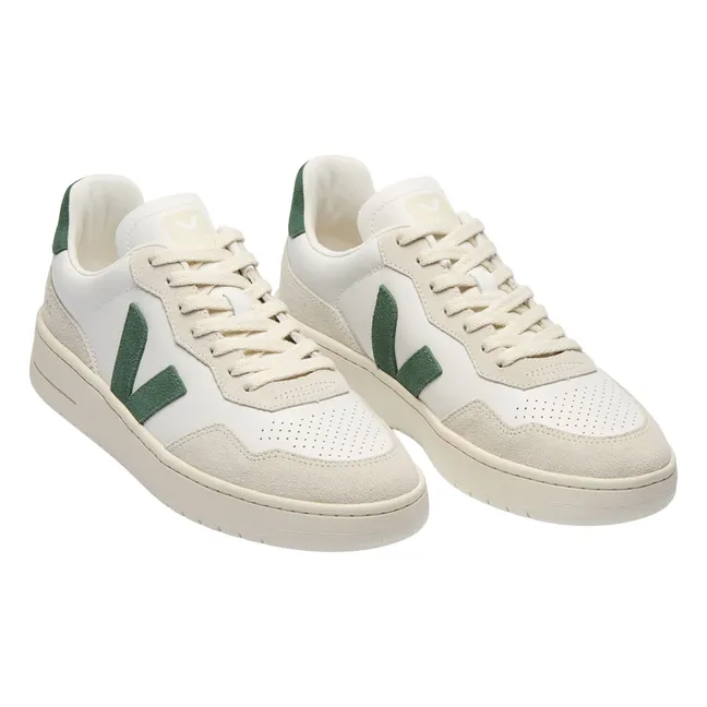 Zapatillas O.T. de piel V-90 | Verde Oscuro