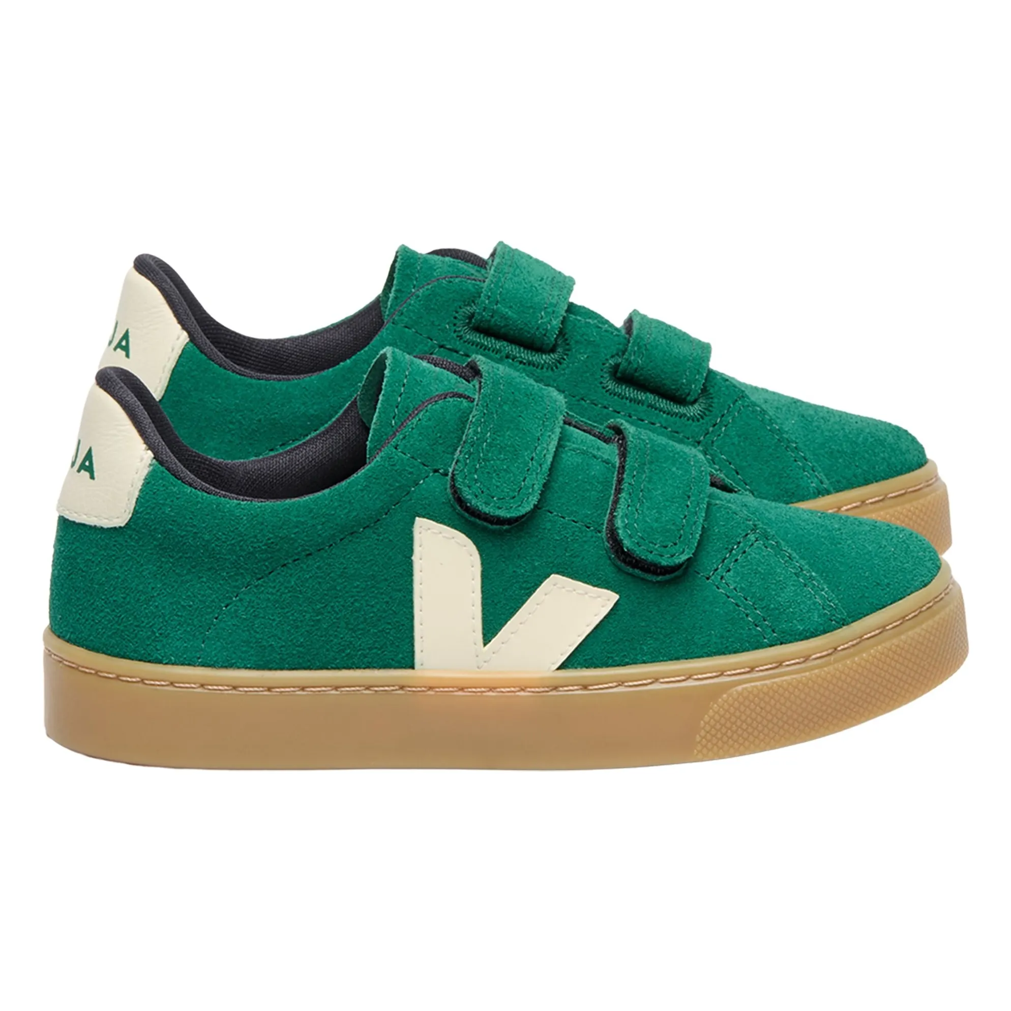 Veja Green Esplar Suede Scratch Sneakers