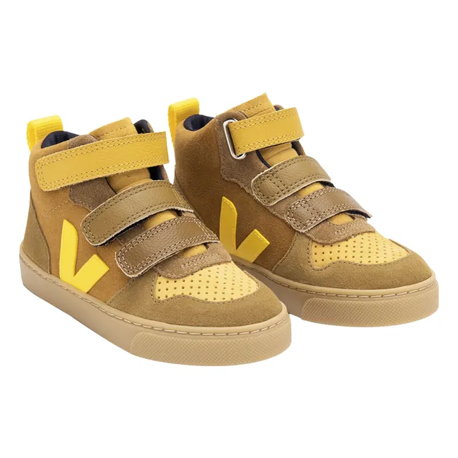 Sneakers V-10 Mid in pelle scamosciata | Camel