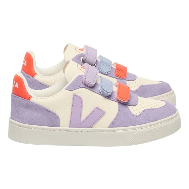 V-10 Zapatillas de cuero con tachuelas O.T. | Violeta