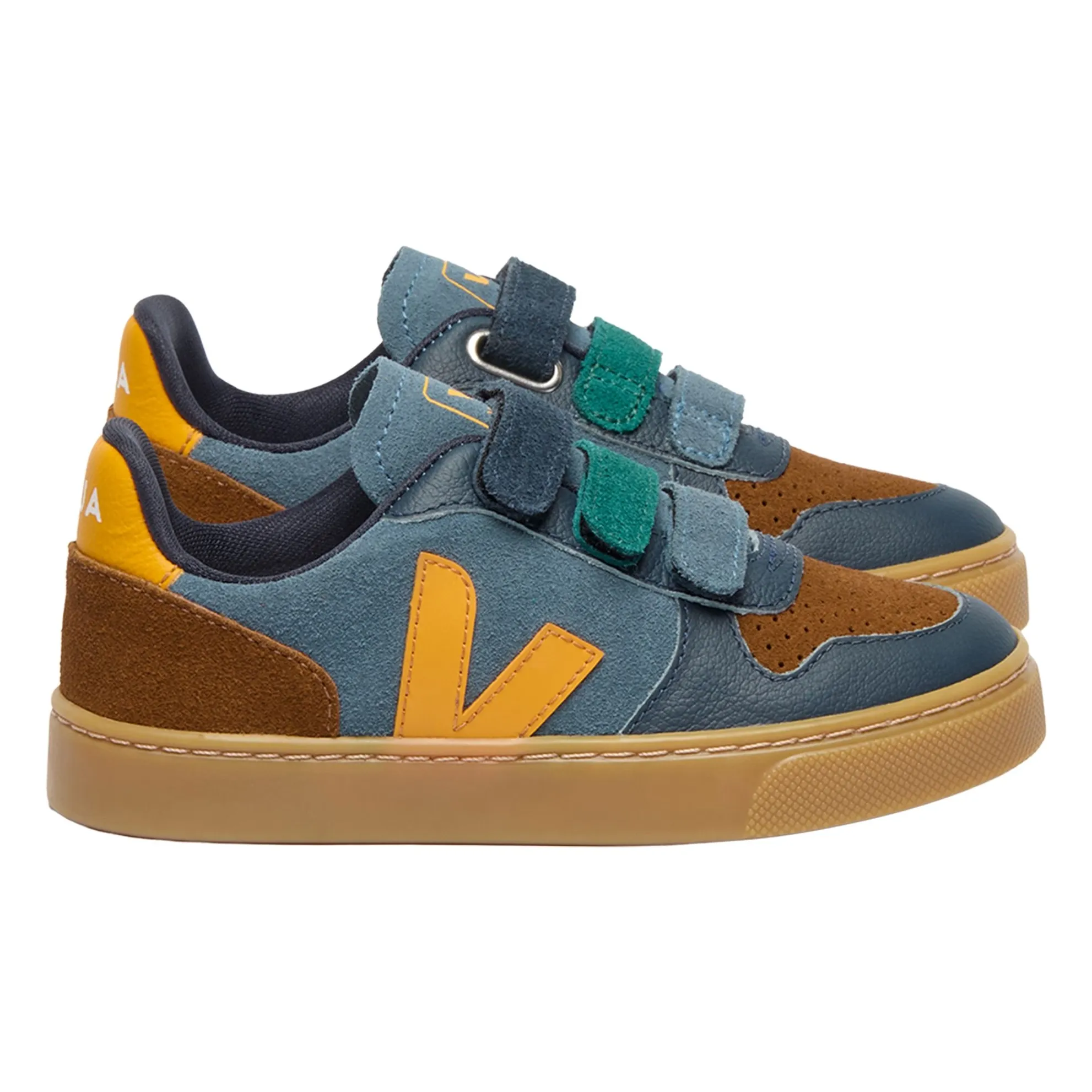 Veja Blue V-10 Suede Scratch Sneakers
