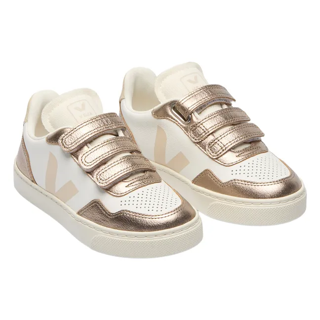 V-90 Leather Scratch Sneakers O.T. | Bronze