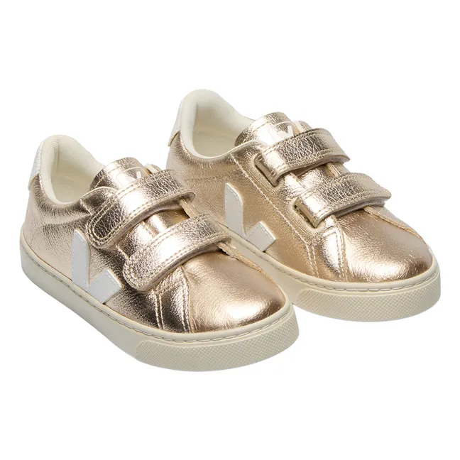 Zapatillas de piel Esplar O.T. Scratch | Marrón Dorado