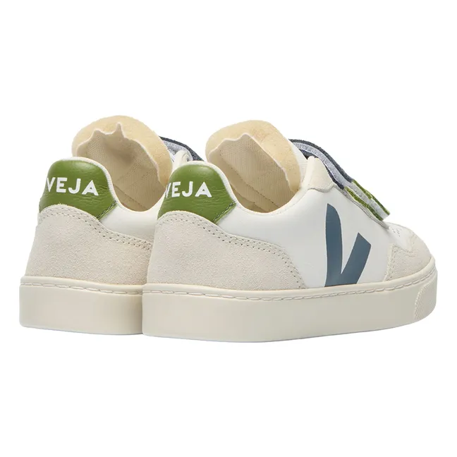 Baskets Scratchs V-90 Cuir O.T. | Vert kaki